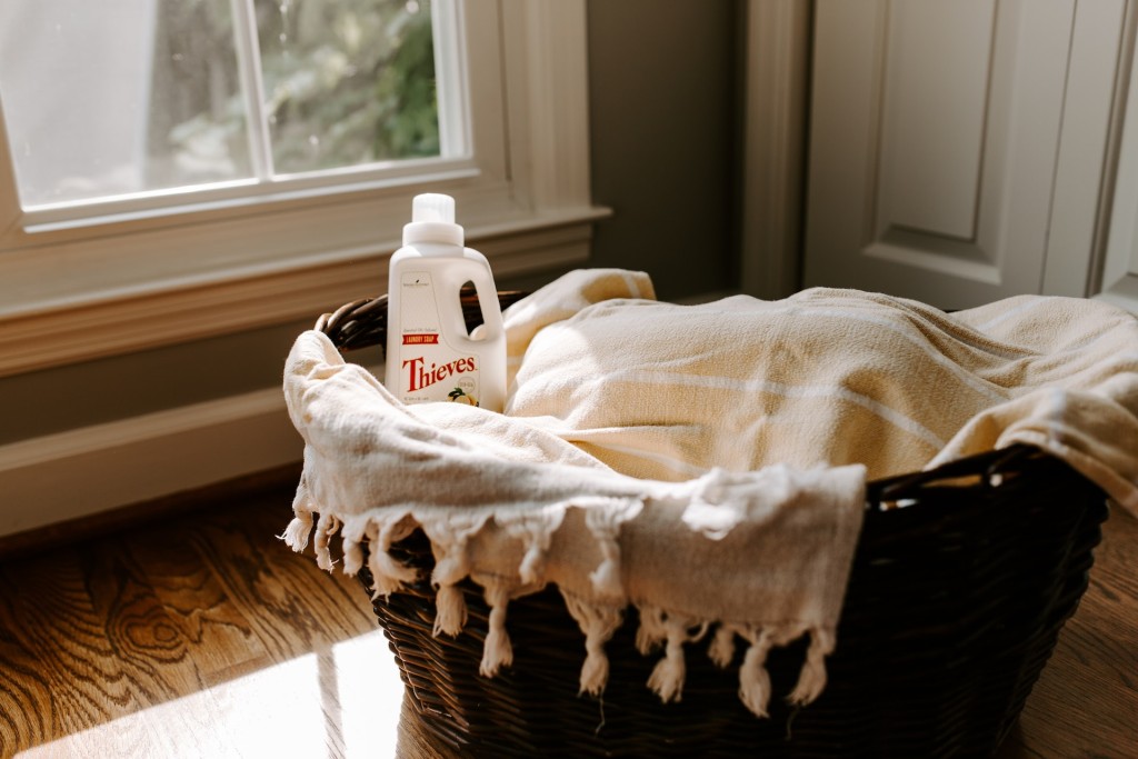 Simple, Durable Laundry Room Countertops